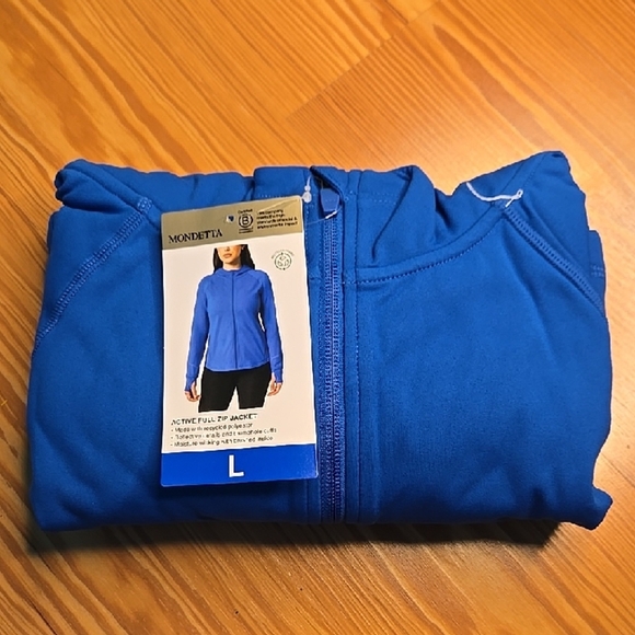 Mondetta Royal Blue Zip-Up Jacket - Picture 1 of 4